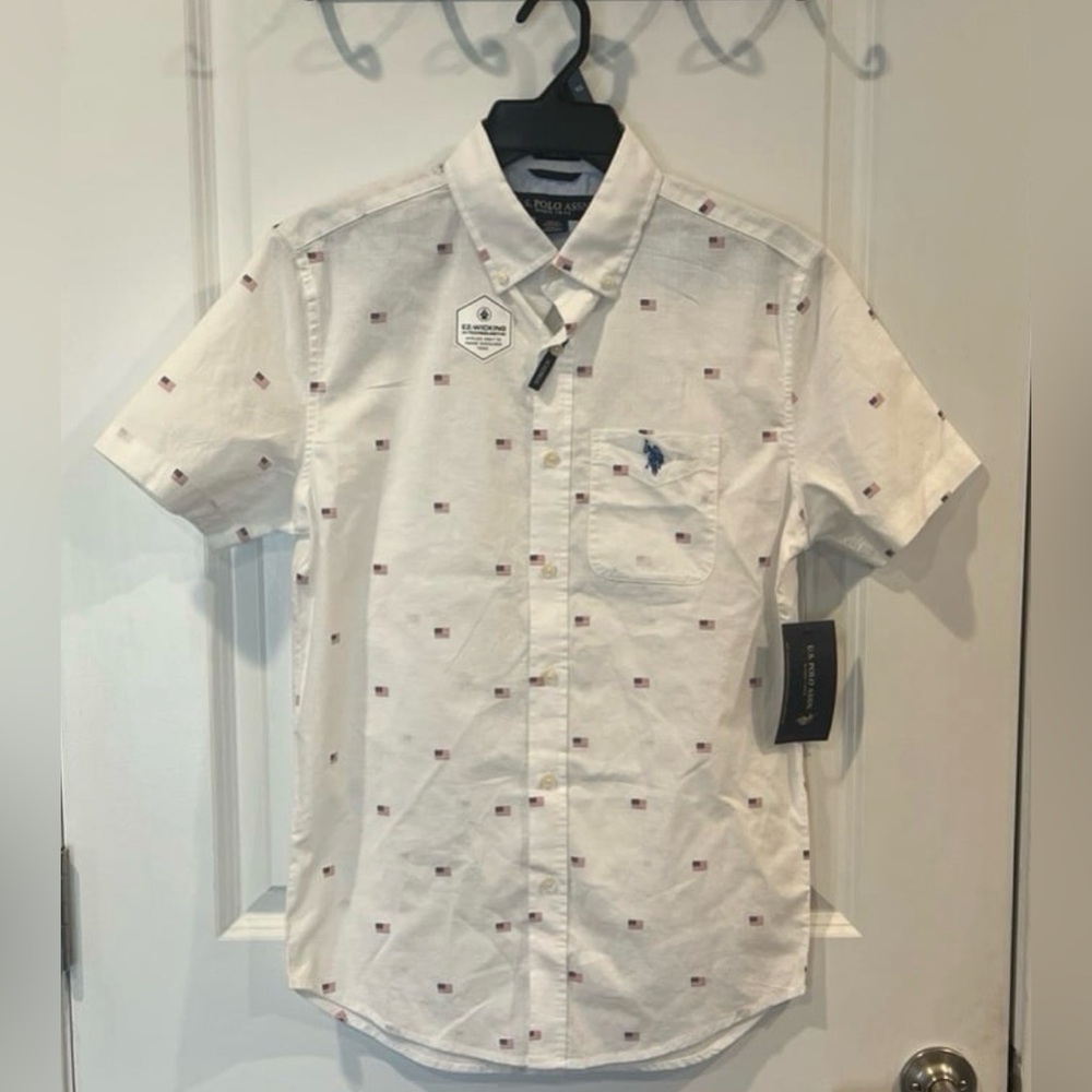 U.S polo Assn traditional Plaid Woven Button Down Shirt